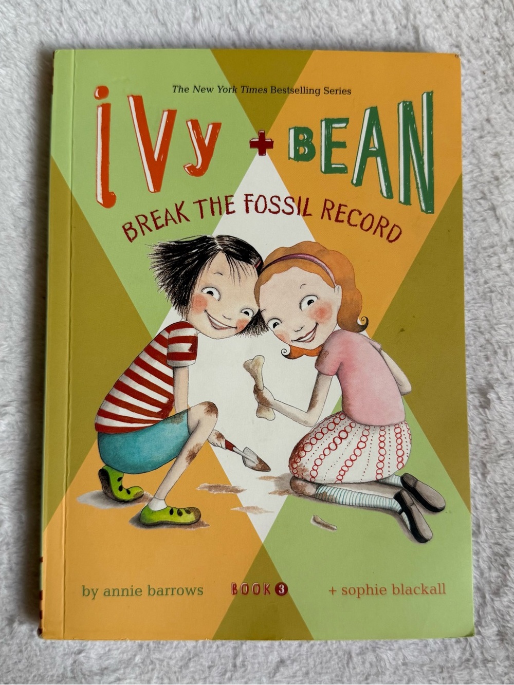 Ivy + Bean: Break the Fossil Record - Green/Orange Kids Book 3